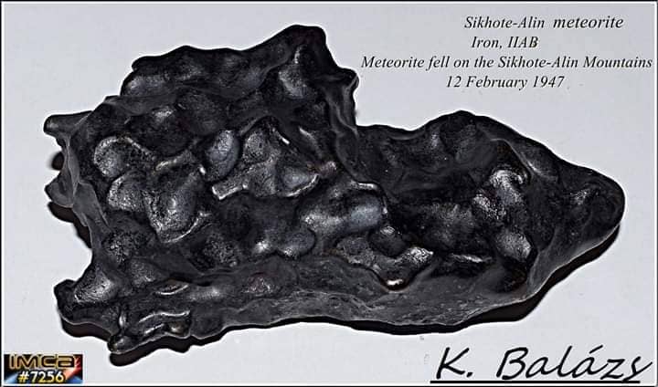 A Sikhote-Alin meteorit