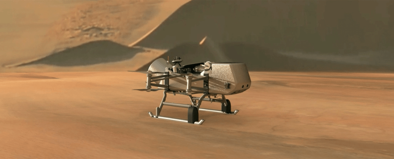 A NASA forgószárnyas repülőgépet küld a Titanra 2027-ben